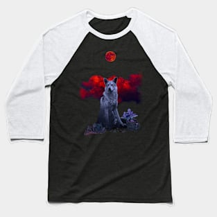 Oh Wolf Moon Baseball T-Shirt